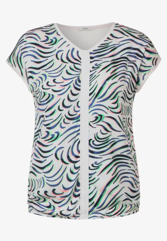 Materialmix Shirt vanilla white