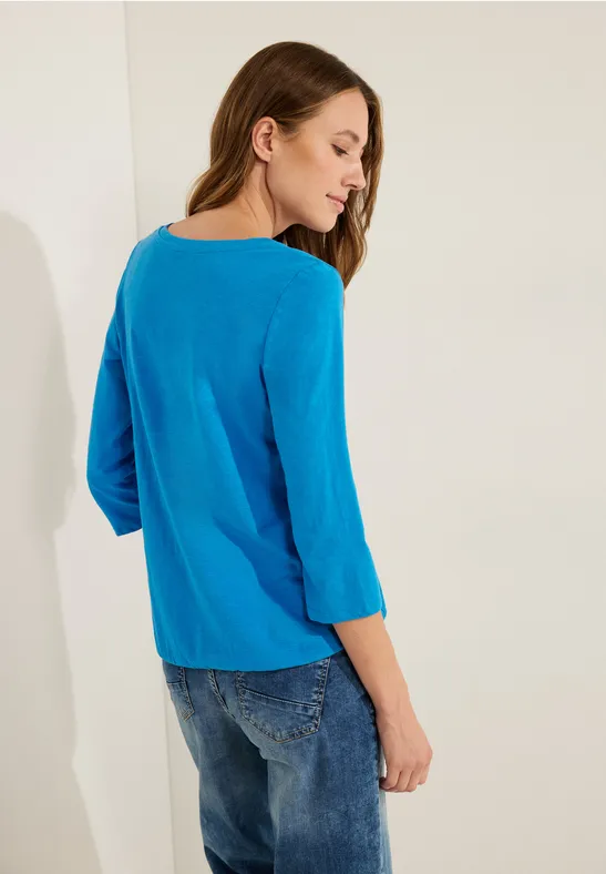 T-shirt tunique de couleur unie dynamic blue