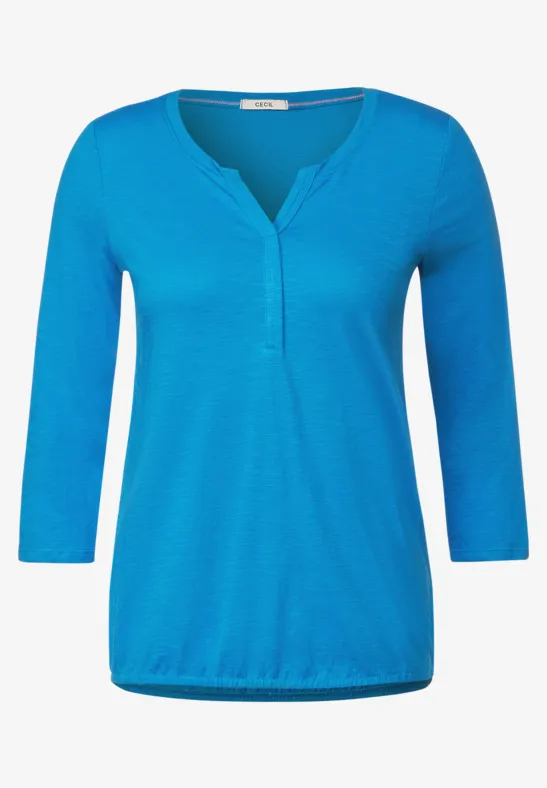 T-shirt tunique de couleur unie dynamic blue