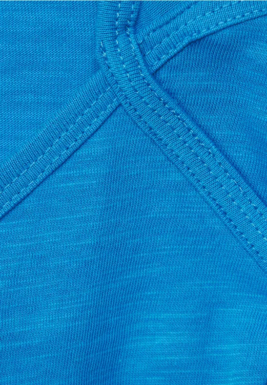 T-shirt basique de couleur unie dynamic blue