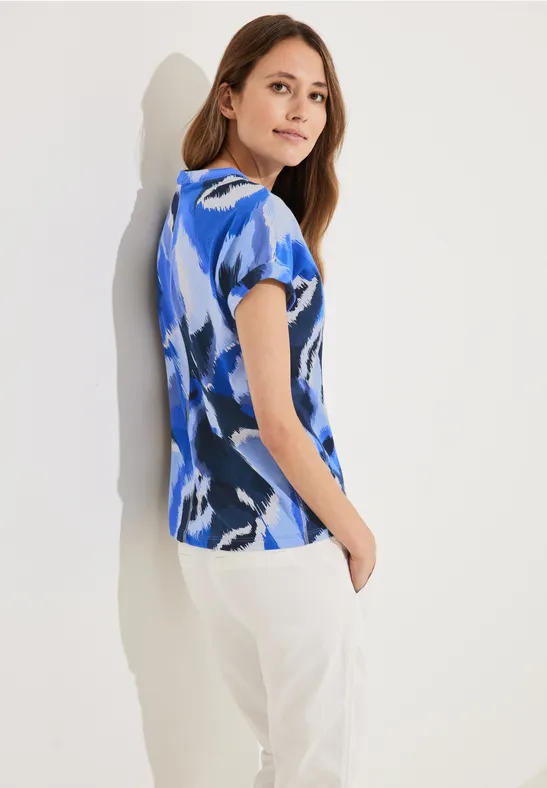 Tuniekshirt met print blue sea
