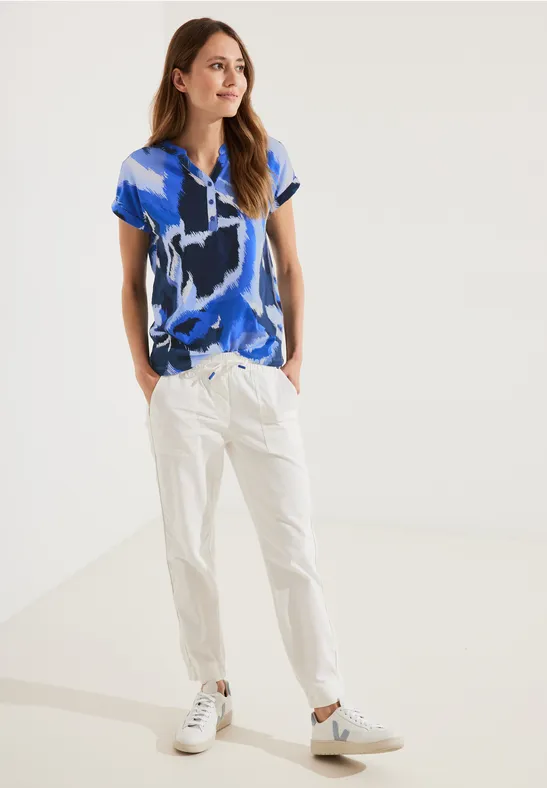 Tuniekshirt met print blue sea