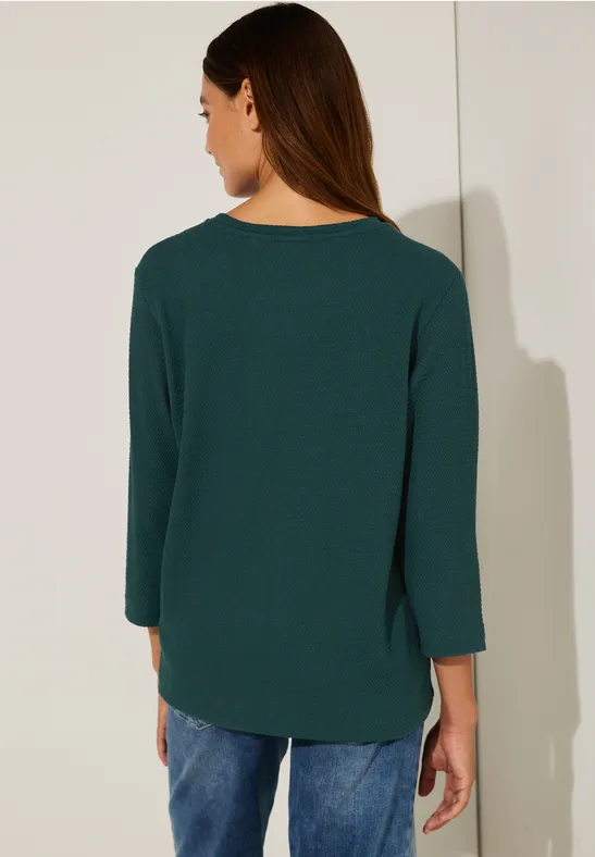 Struktur Shirt deep lake green