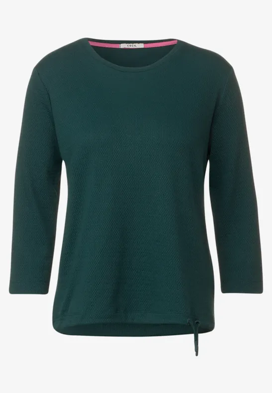 Struktur Shirt deep lake green
