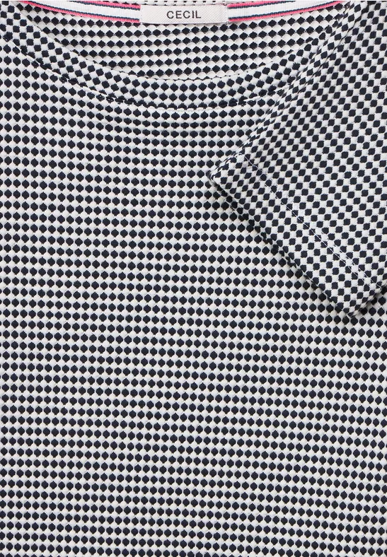 T-shirt texturé night sky blue