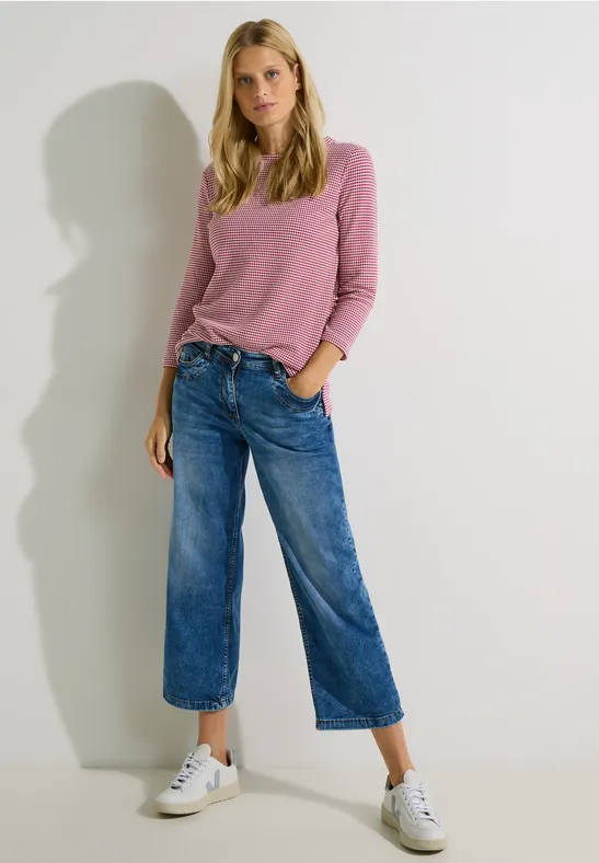 Shirt met structuur cool pink