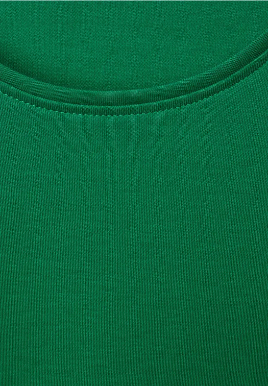 Basic Langarmshirt easy green