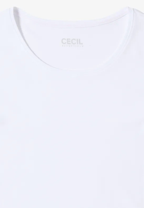 Basic Langarmshirt White