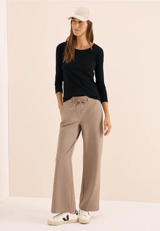 Basic shirt met lange mouwen Black