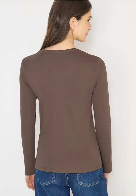 T-shirt basique à manches longues null