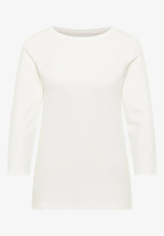 Basic onderzeeër shirt vanilla white