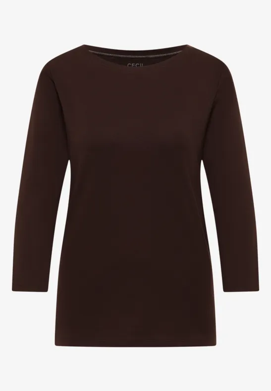 Basic U-Boot Shirt tartufo brown