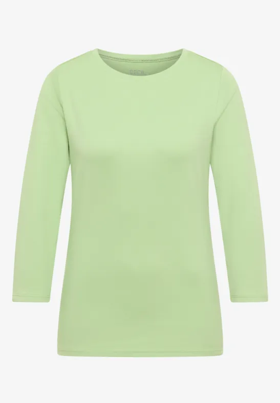 Basic shirt in effen kleur null