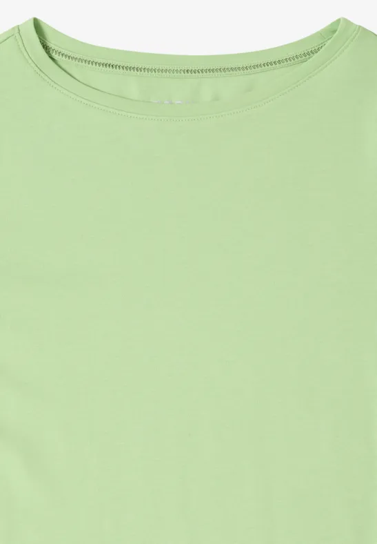 Basic shirt in effen kleur null