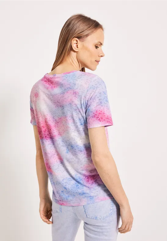T-Shirt mit Fotoprint soft pink