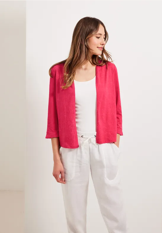 Burn Out Shirtjacke burn out strawberry red