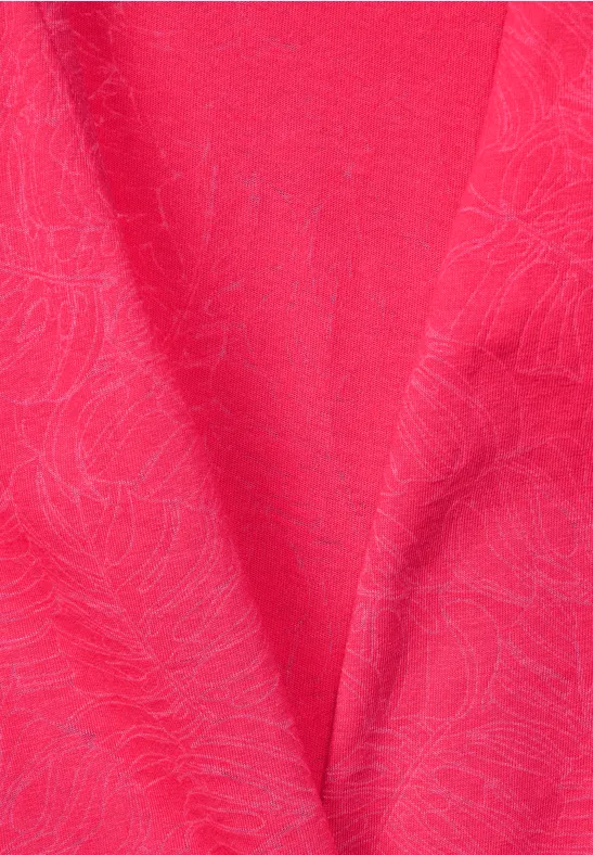 Burn Out Shirtjacke burn out strawberry red