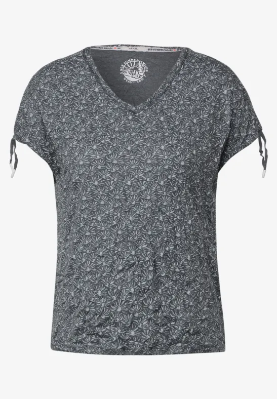 Shirt in Crash Optik carbon grey