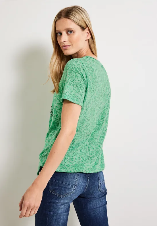 Burn Out T-Shirt burn out fresh green