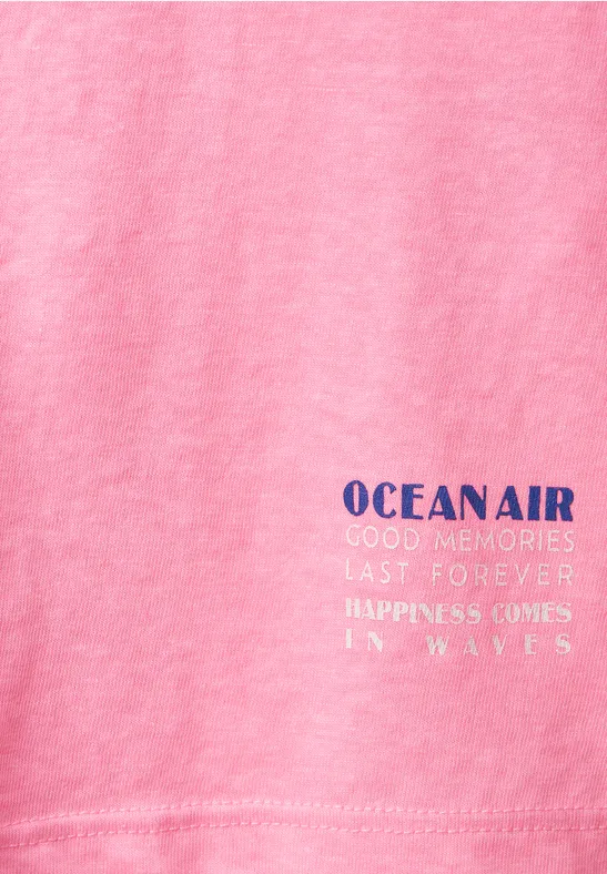 Top mit Smockdetails soft pink