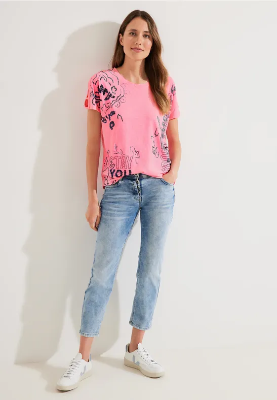 T-shirt avec imprimé photo soft pink
