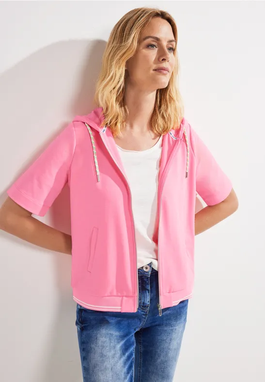 Hoodie Shirtjacke soft pink