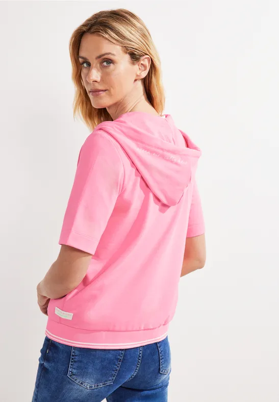 Hoodie Shirtjacke soft pink