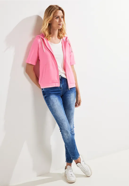 Hoodie Shirtjacke soft pink