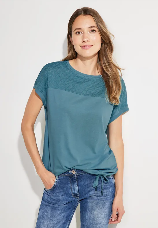 Burn Out Shirt adriatic blue