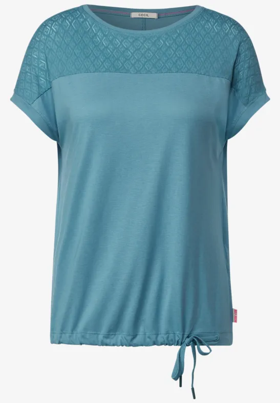 Burn Out Shirt adriatic blue