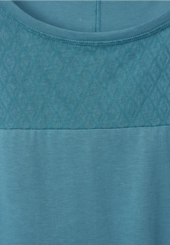 Burn Out Shirt adriatic blue