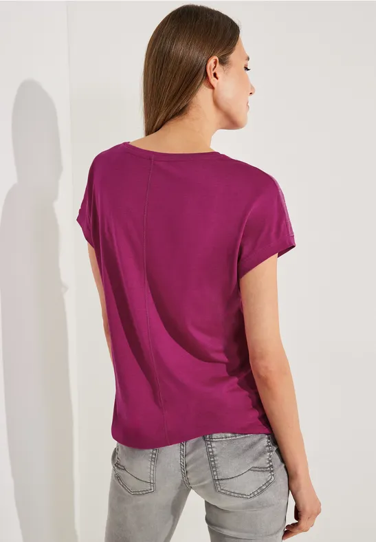 Burn Out Shirt cool pink