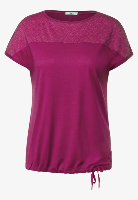 Burn Out Shirt cool pink