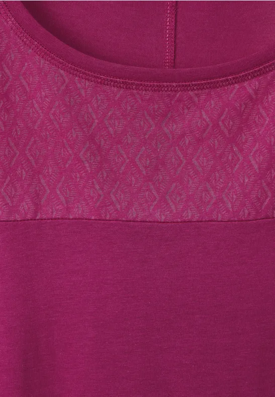 Burn Out Shirt cool pink