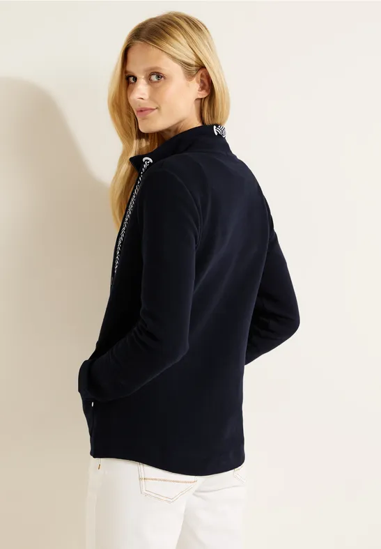 Shirtjacke mit Struktur night sky blue