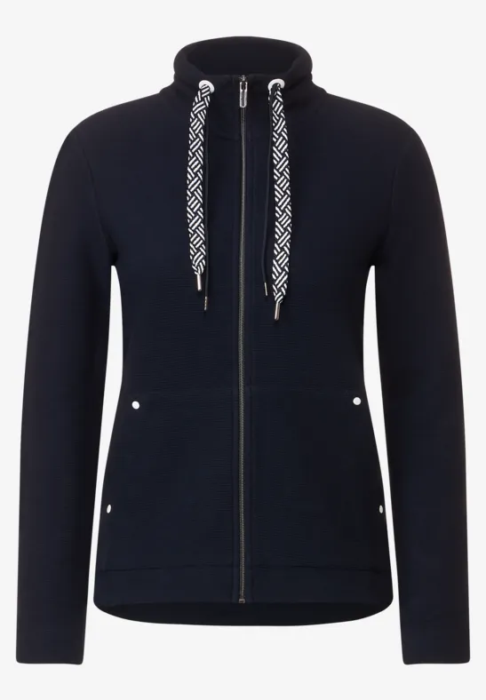 Shirtjacke mit Struktur night sky blue