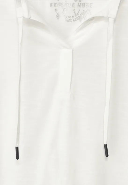 Shirt im Tunikastyle vanilla white