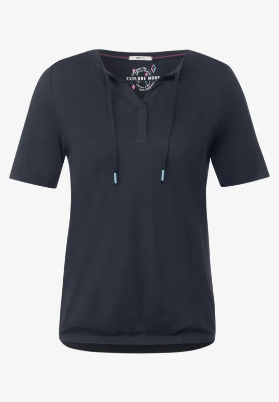 T-shirt style tunique night sky blue