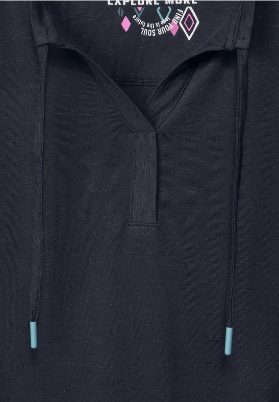 T-shirt style tunique night sky blue