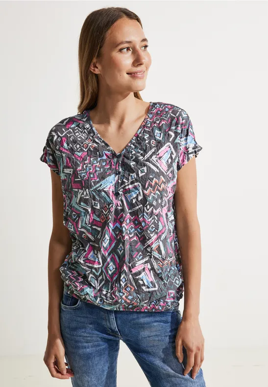 Tuniekshirt met print night sky blue