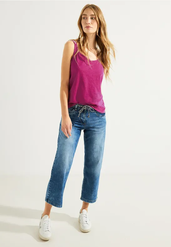 Top met zigzag-patroon cool pink
