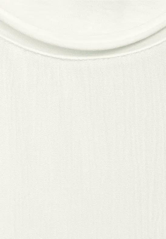 Materialmix Shirt vanilla white