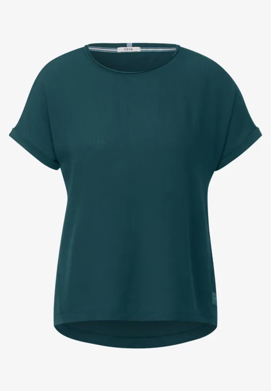 Materialmix Shirt deep lake green