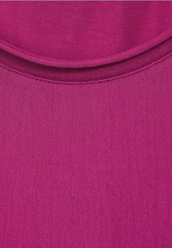 T-shirt dans un mélange de matières cool pink