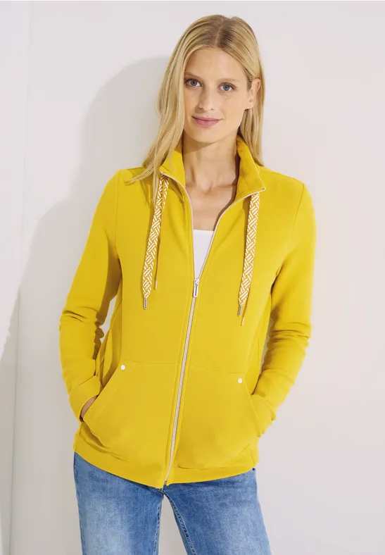 Shirtjacke mit Struktur golden yellow