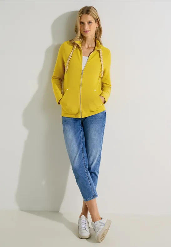 Shirtjacke mit Struktur golden yellow
