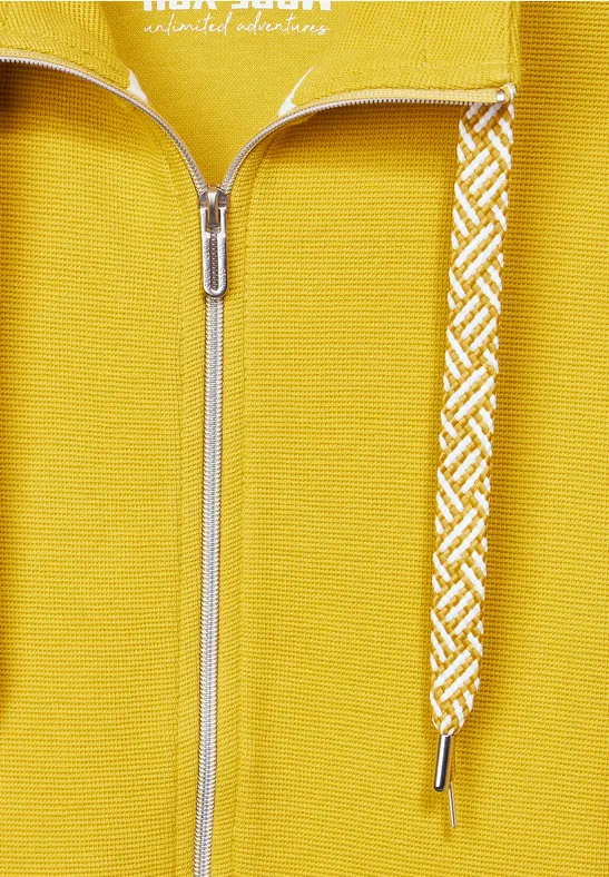 Shirtjacke mit Struktur golden yellow