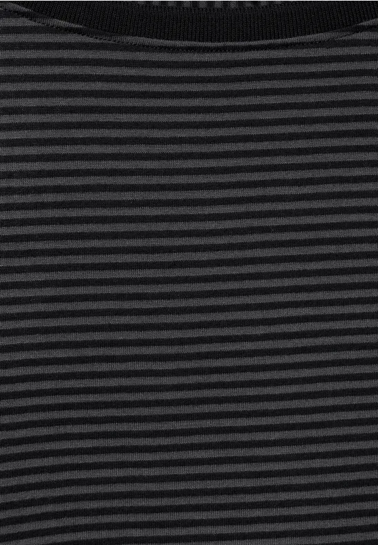 Gestreept shirt Black