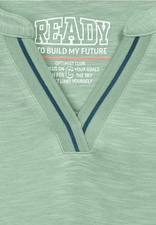 T-shirt tunique clear sage green
