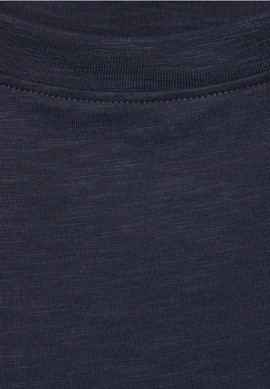 T-shirt à encolure bateau night sky blue